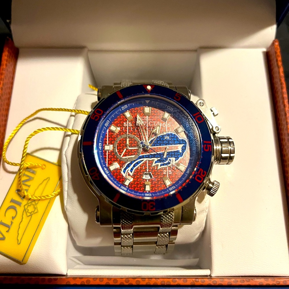 Buffalo Bills Invicta Special Edition Watch New.